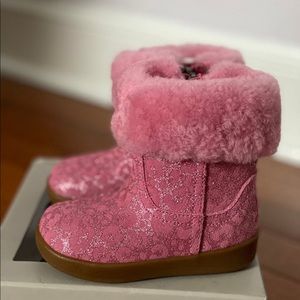 🎀👢UGG Jorie II Glitter Leopard 🐆 Boots ☃️🌨